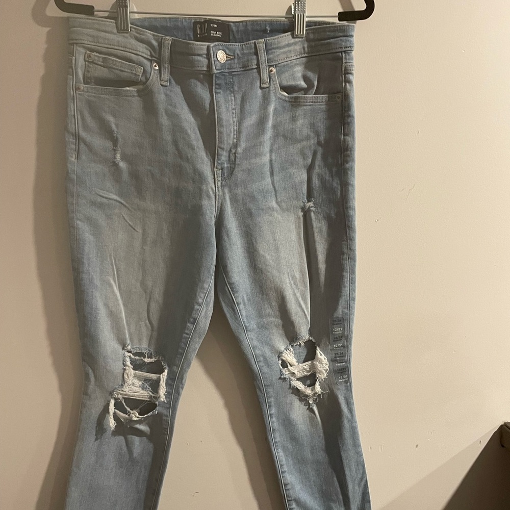 Gap Denim high raise leggings | size 12/31 Regular